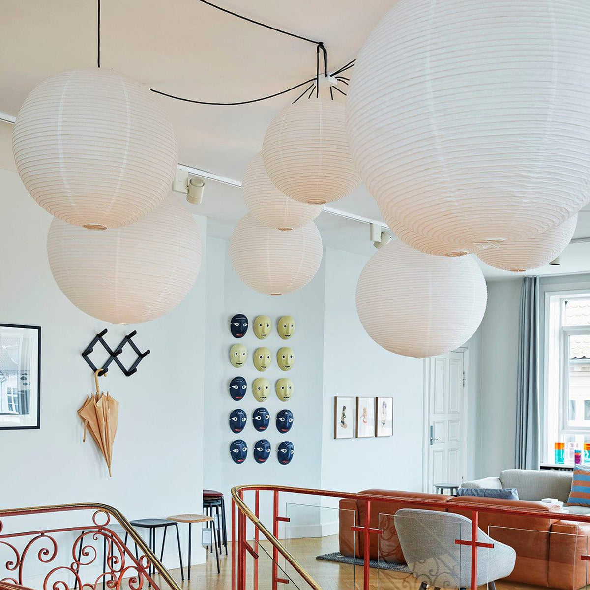 Handgemaakte Akari-hanglamp - elegante sfeerverlichting