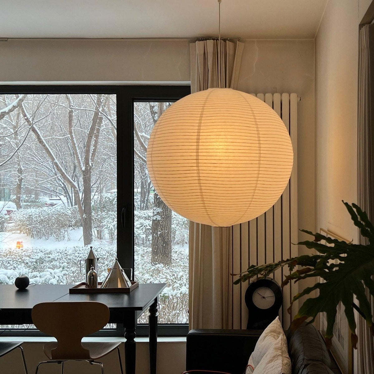 Handgemaakte Akari-hanglamp - elegante sfeerverlichting