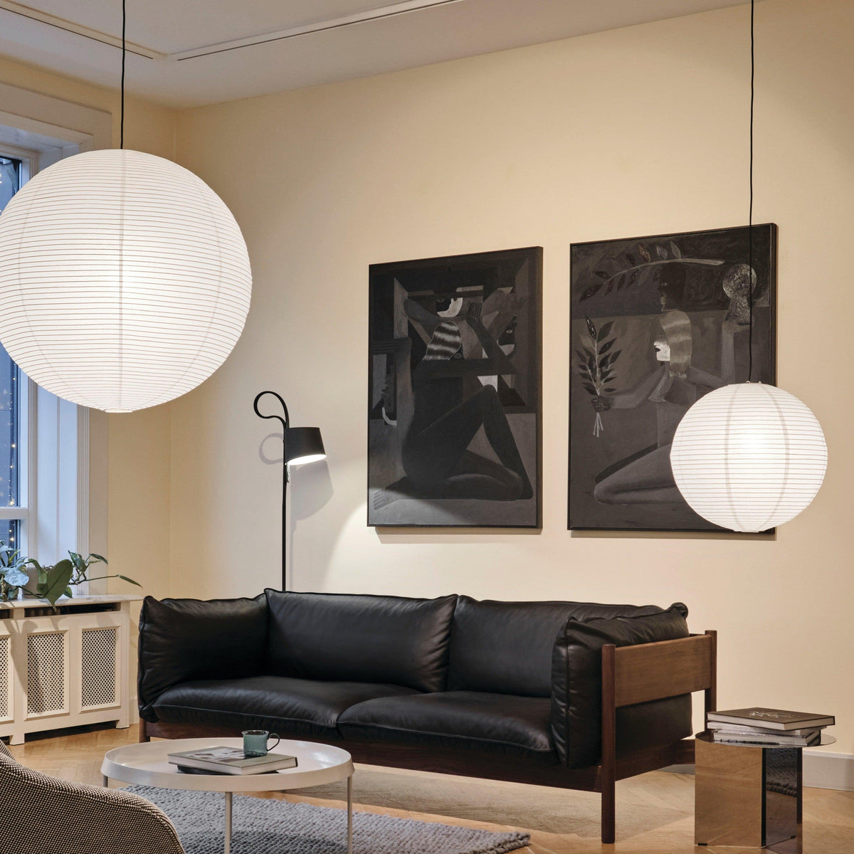 Handgemaakte Akari-hanglamp - elegante sfeerverlichting