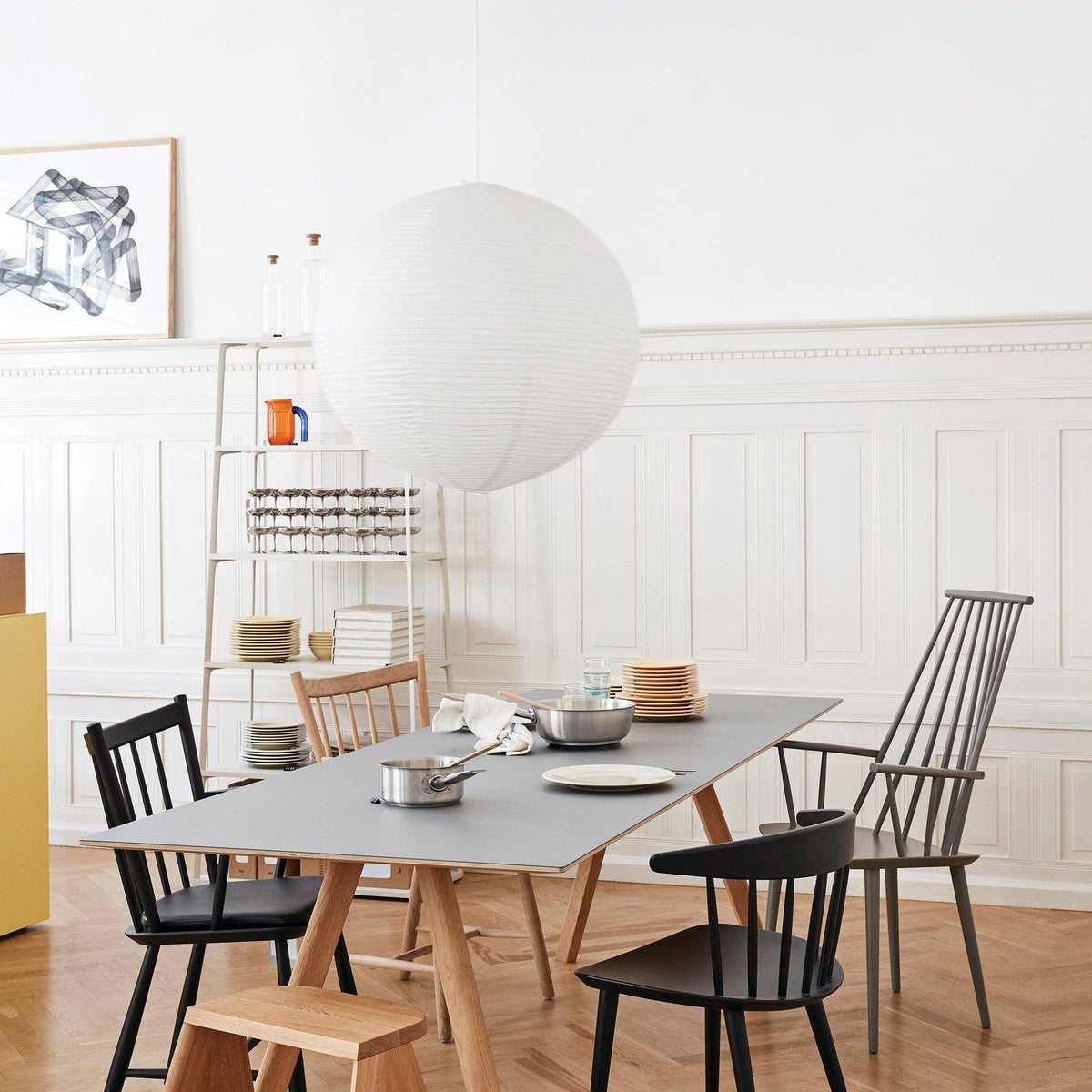Handgemaakte Akari-hanglamp - elegante sfeerverlichting