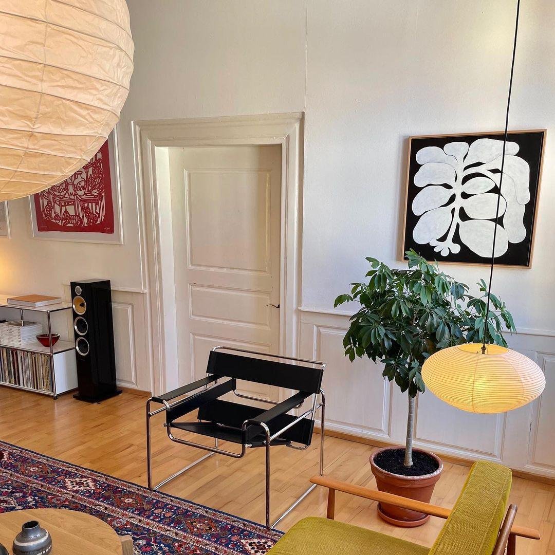 Handgemaakte Akari-hanglamp - elegante sfeerverlichting