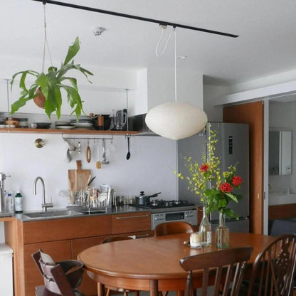 Handgemaakte Akari-hanglamp - elegante sfeerverlichting