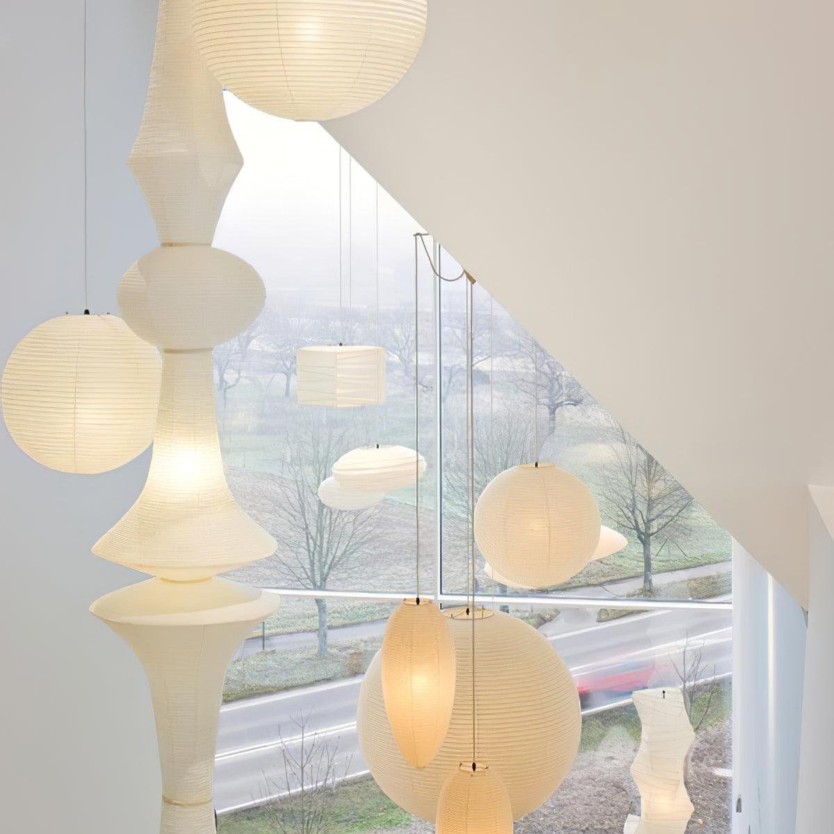 Handgemaakte Akari-hanglamp - elegante sfeerverlichting