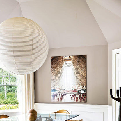 Handgemaakte Akari-hanglamp - elegante sfeerverlichting