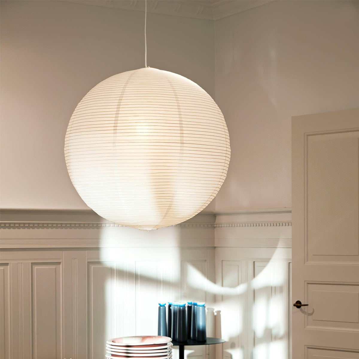 Handgemaakte Akari-hanglamp - elegante sfeerverlichting