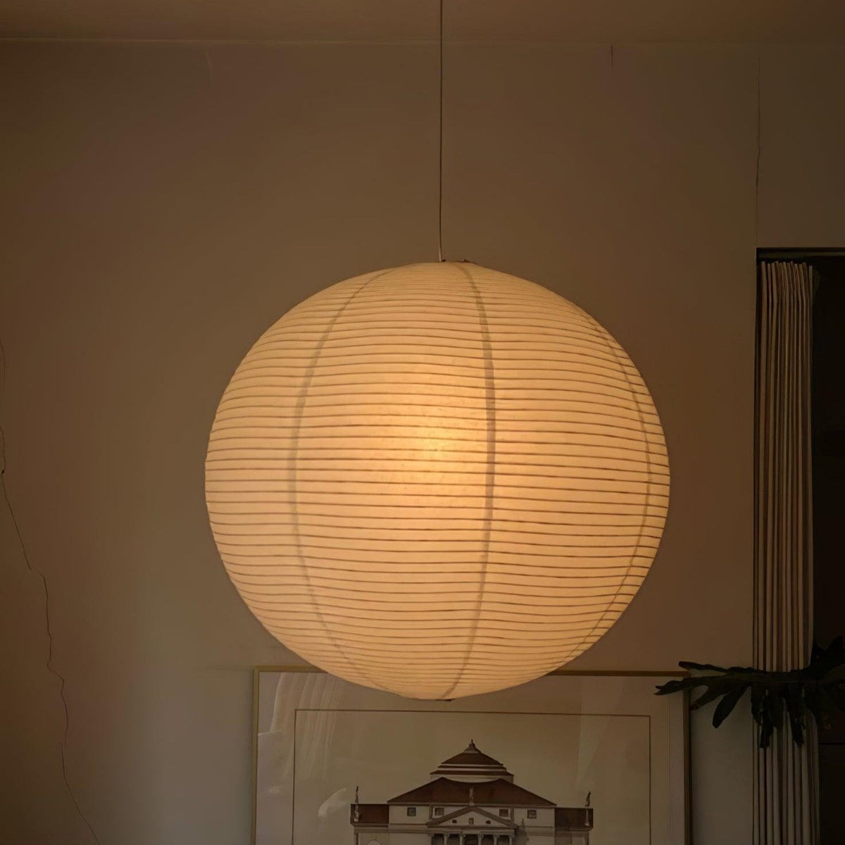 Handgemaakte Akari-hanglamp - elegante sfeerverlichting