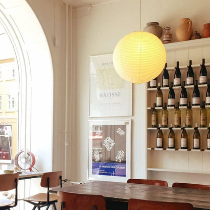 Handgemaakte Akari-hanglamp - elegante sfeerverlichting
