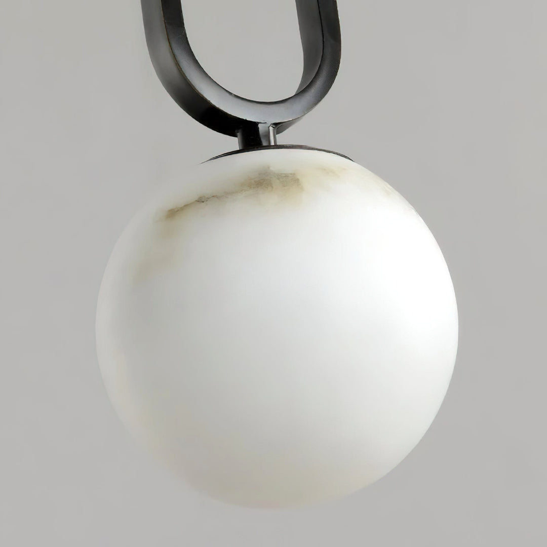 Oval Alabaster Pendant Lamp – Elegant Lighting for Any Space