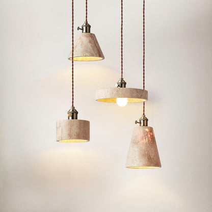 Modern Travertine Pendant Light – Timeless Design for Any Space