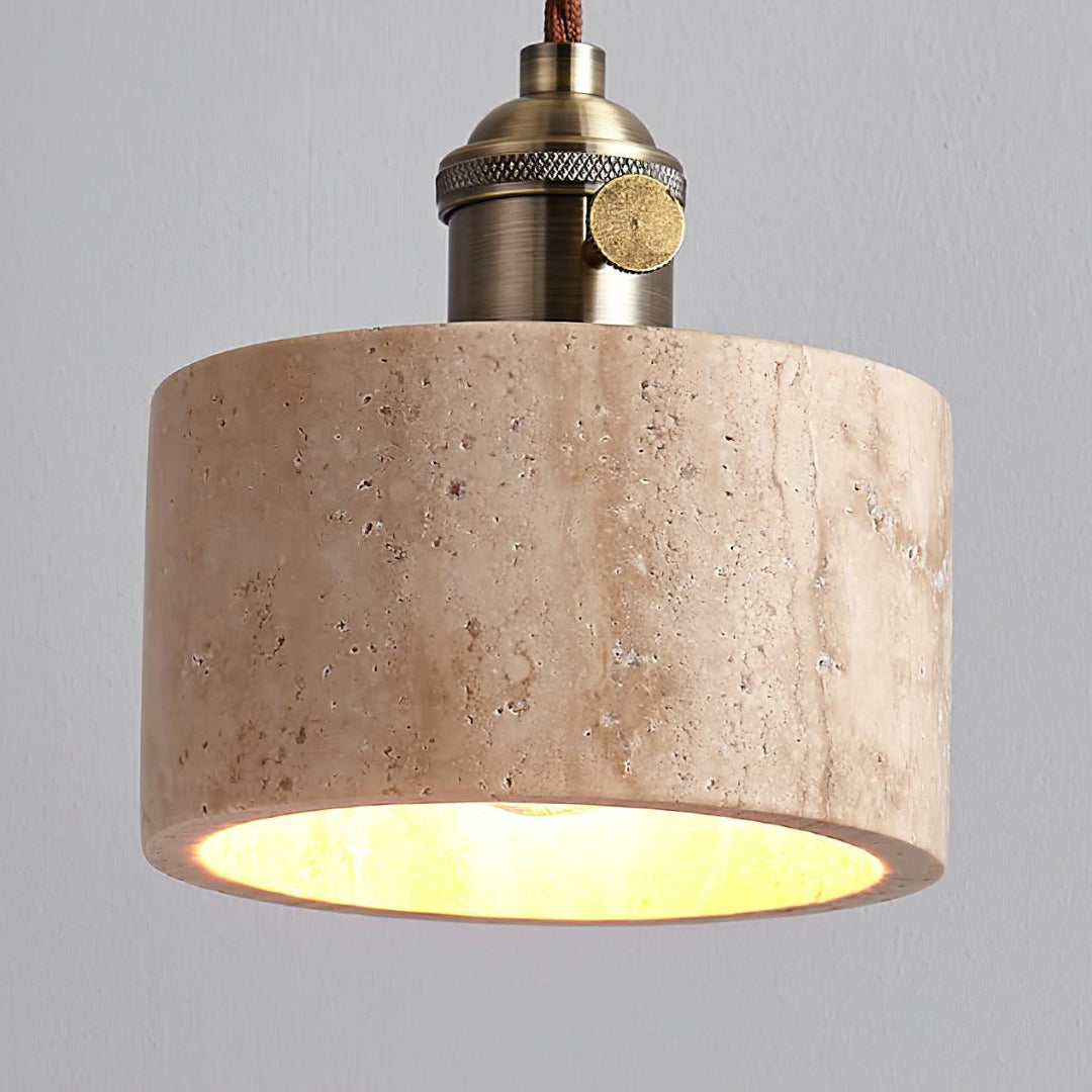 Modern Travertine Pendant Light – Timeless Design for Any Space