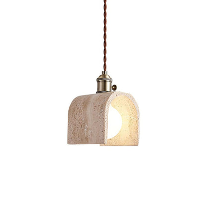 Modern Travertine Pendant Light – Timeless Design for Any Space