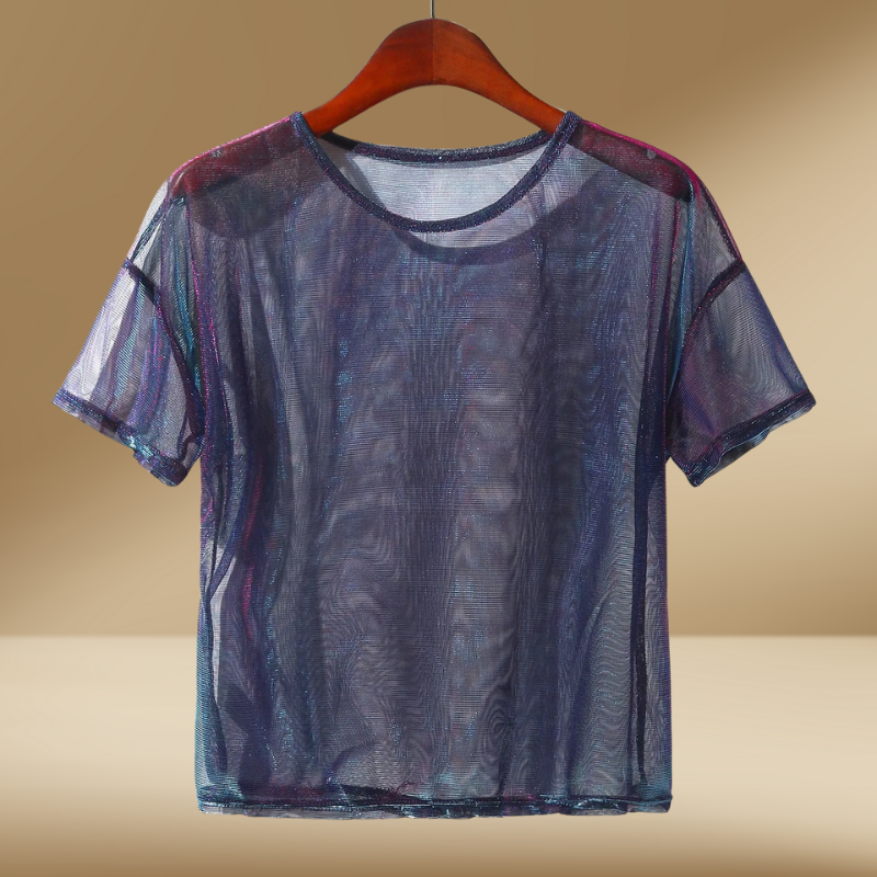 Alicia – Sexy Sheer Women's Top for a Bold Look