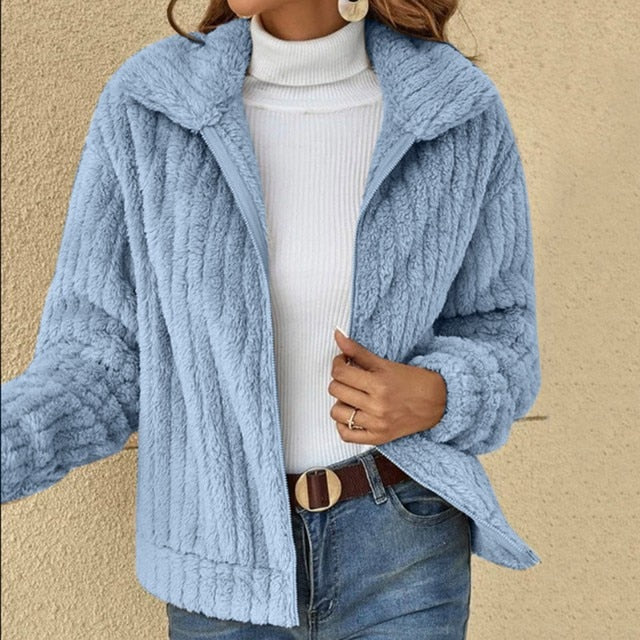 Aloisa | nonchalant plush coat
