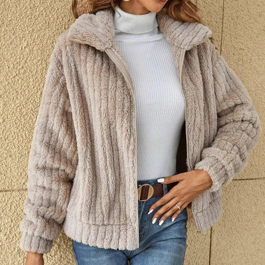 Aloisa | nonchalant plush coat