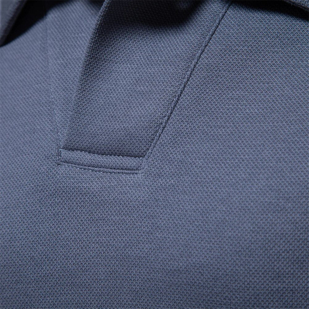 Lässiger Poloshirt-Pullover für Herren – Langarm – Stilvoll und Bequem