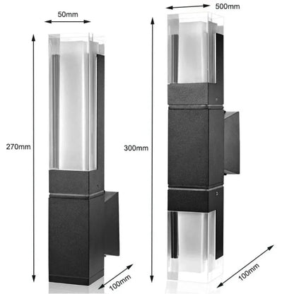 UrbanGlow - Aluminium-Acrylic Minimalist LED Wall Light