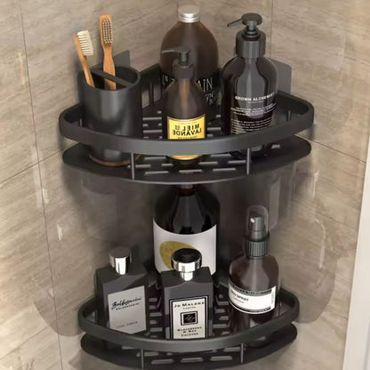 Aluminum Shower Shelf with Self-Adhesive Mounting