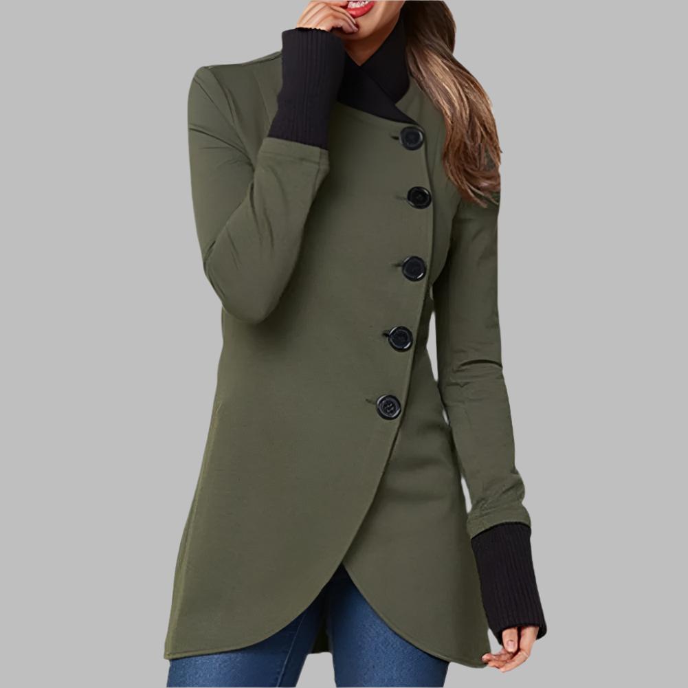 Alyssa - Stylish Tailored Jacket with High Collar