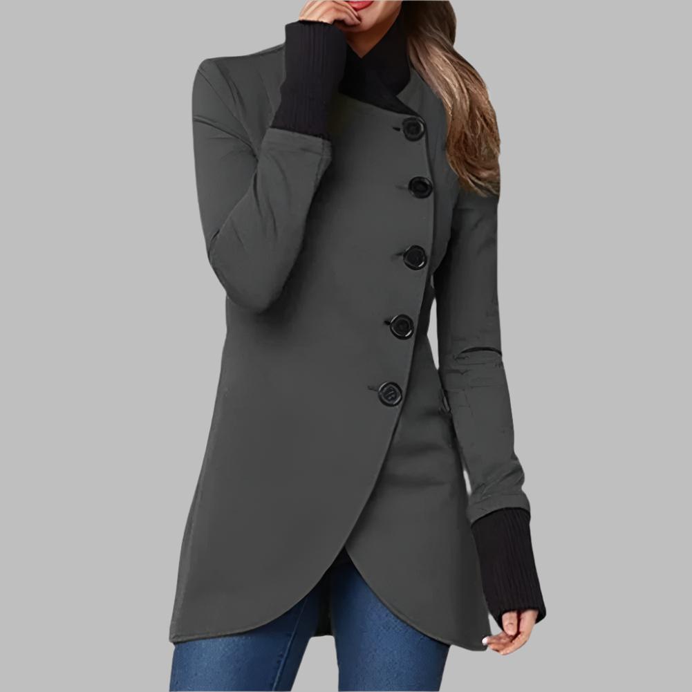 Alyssa - Stylish Tailored Jacket with High Collar
