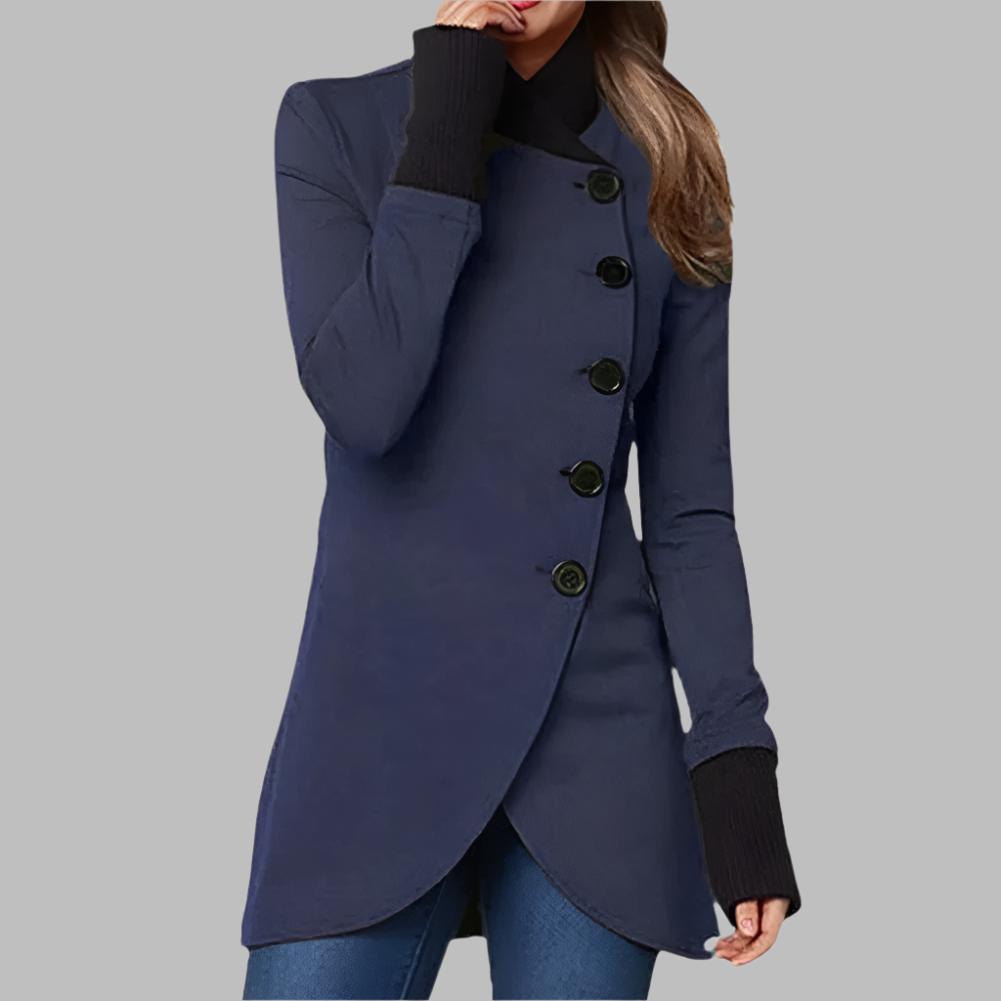 Alyssa - Stylish Tailored Jacket with High Collar