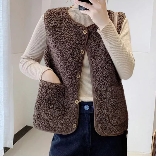 Trendy Warm Vest for Women
