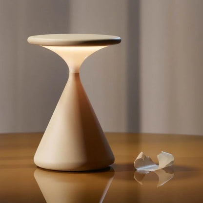 Lampada da tavolo a LED Aeron Hourglass dimmerabile - elegante e senza fili