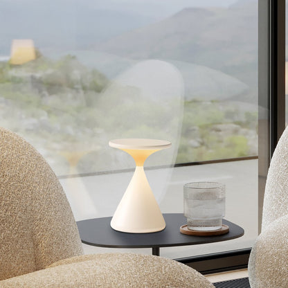 Lampada da tavolo a LED Aeron Hourglass dimmerabile - elegante e senza fili