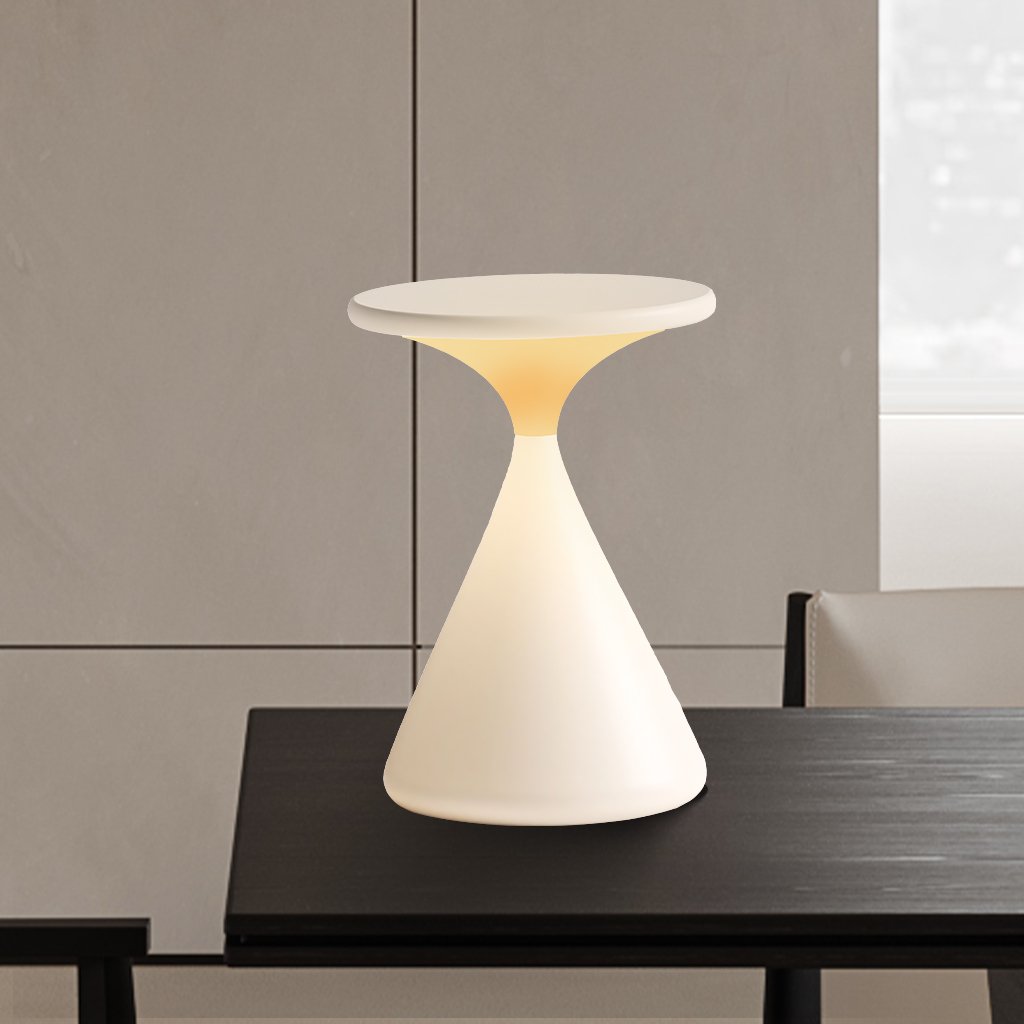 Lampada da tavolo a LED Aeron Hourglass dimmerabile - elegante e senza fili