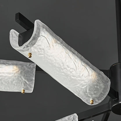 Lustre Amoslo en laiton noir – Design élégant