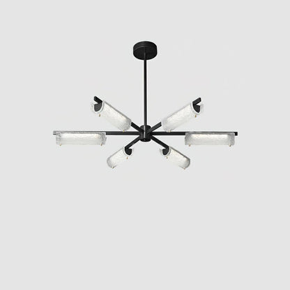 Lustre Amoslo en laiton noir – Design élégant