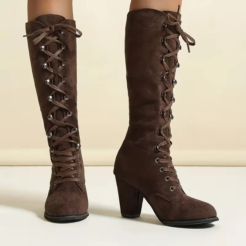 Ankle Boots with Block Heel