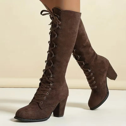 Ankle Boots with Block Heel