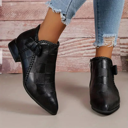 Ankle Boots with Low Heels for Women