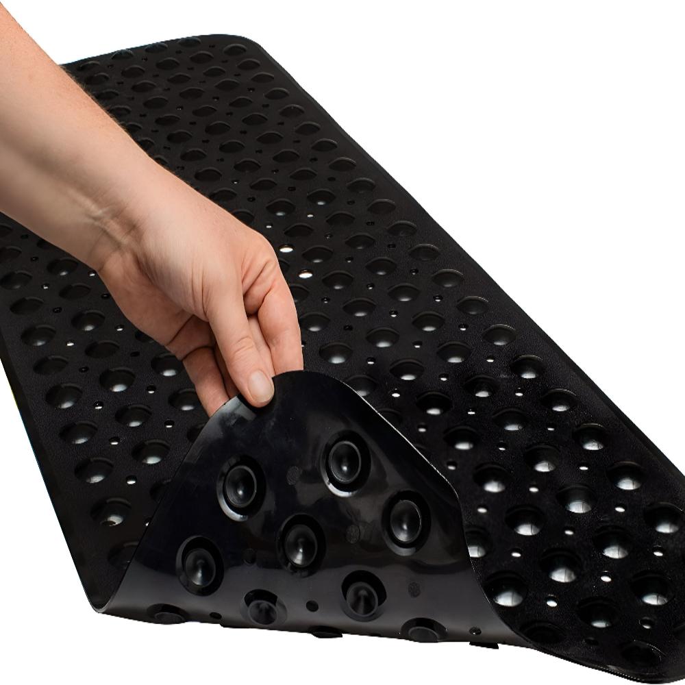 Anti-Slip Shower Mat with Foot Scrubber