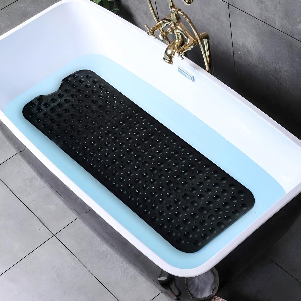 Anti-Slip Shower Mat with Foot Scrubber