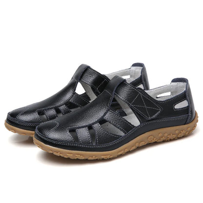 Anti-slip sandals for women with sturdy footbed