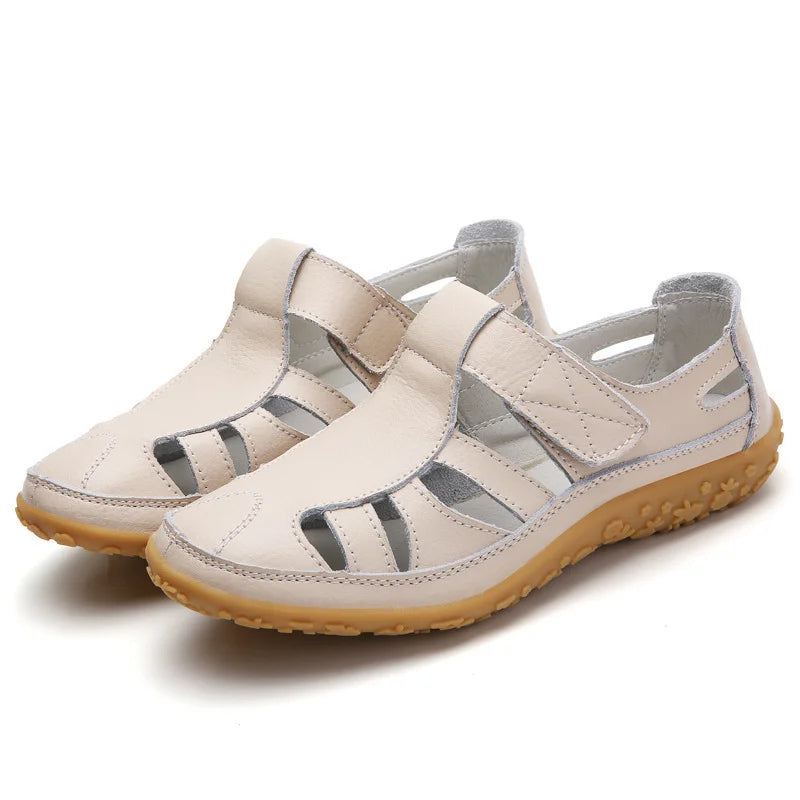 Anti-slip sandals for women with sturdy footbed