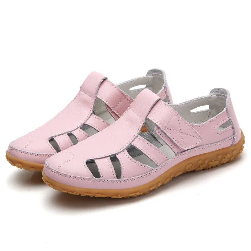 Anti-slip sandals for women with sturdy footbed