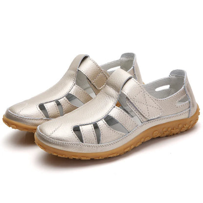 Anti-slip sandals for women with sturdy footbed