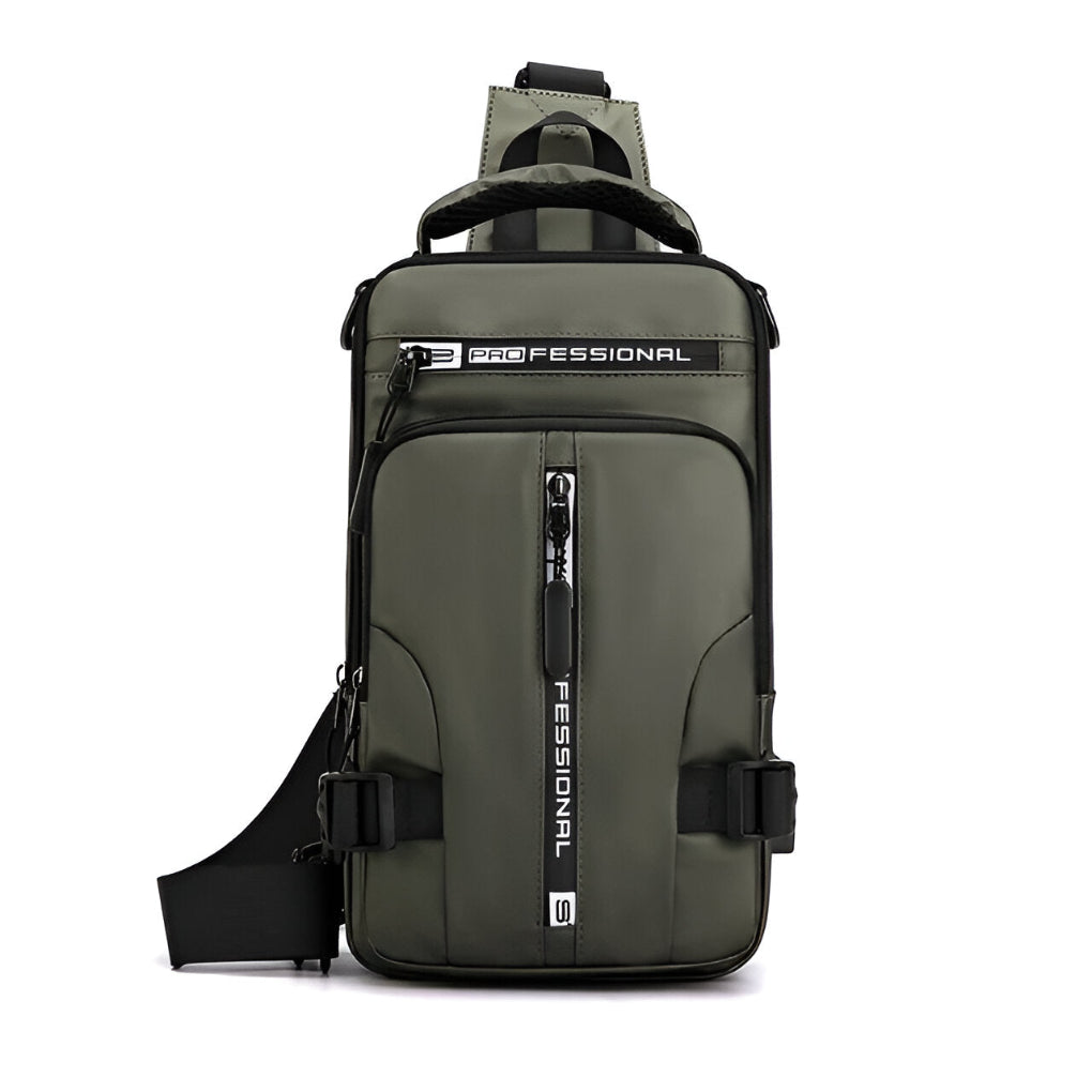 Anti-theft crossbody bag for men