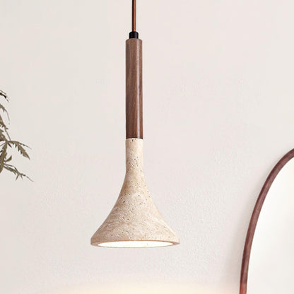 Lampada a sospensione in travertino Aplomb - Elegante e naturale