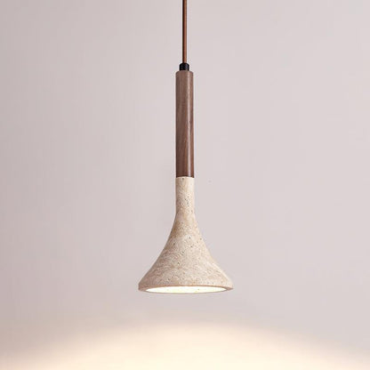 Lampada a sospensione in travertino Aplomb - Elegante e naturale