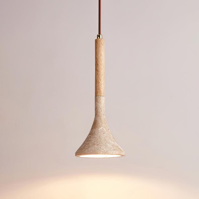 Lampada a sospensione in travertino Aplomb - Elegante e naturale