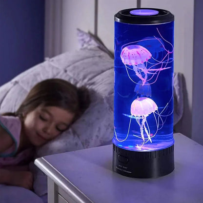 Hypnotická LED lampa Medúza – dekorativní atmosférické světlo s pohyblivým osvětlením