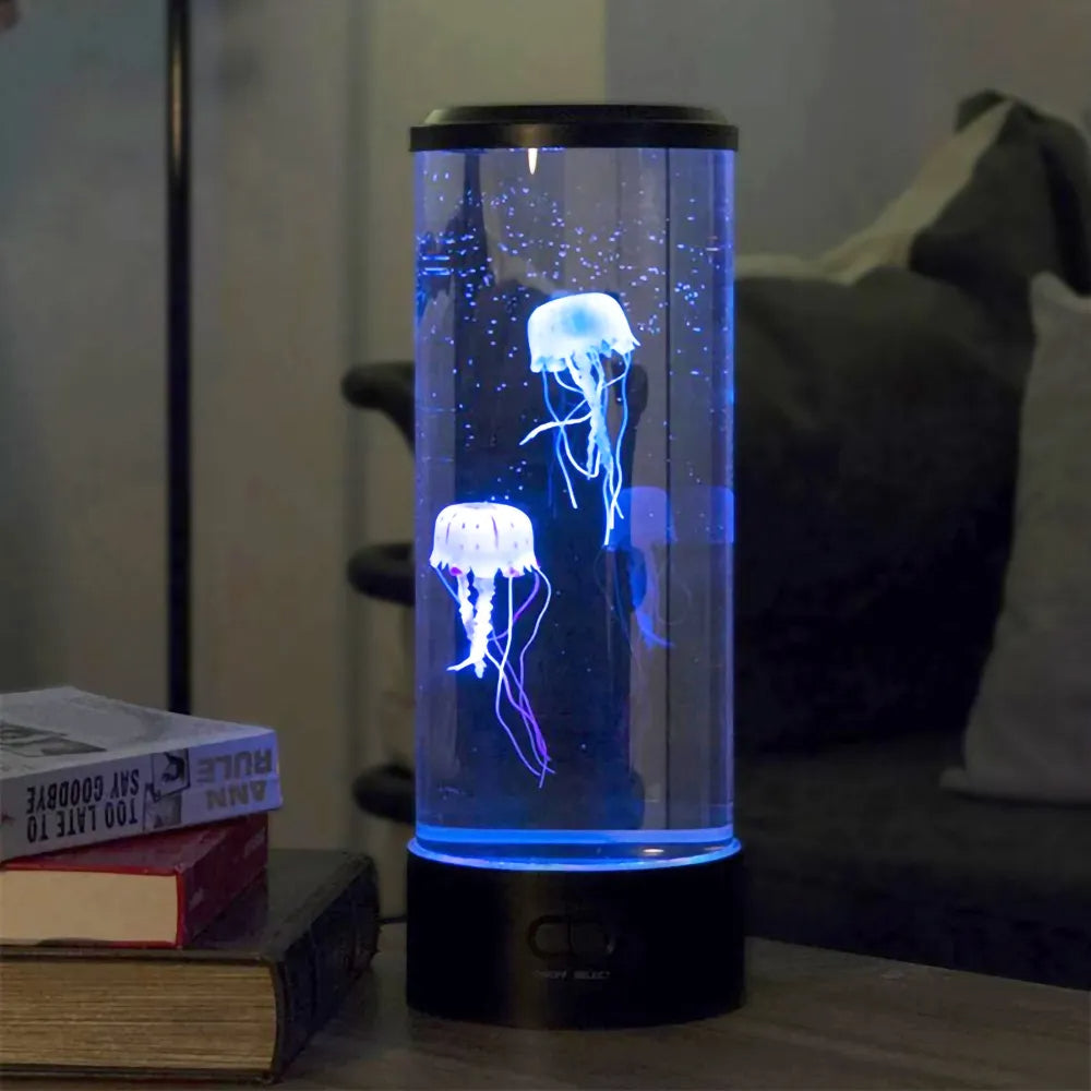 Hypnotická LED lampa Medúza – dekorativní atmosférické světlo s pohyblivým osvětlením