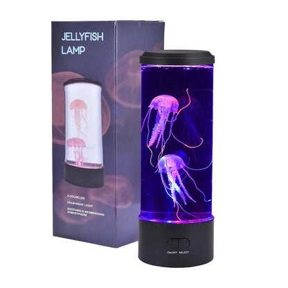 Hypnotická LED lampa Medúza – dekorativní atmosférické světlo s pohyblivým osvětlením