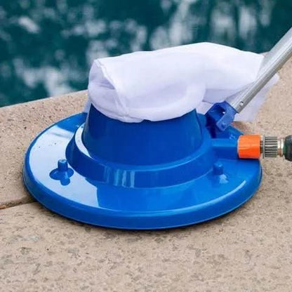 Swimming Pool Cleaner with Hose Connection for Floor and Wall Cleaning