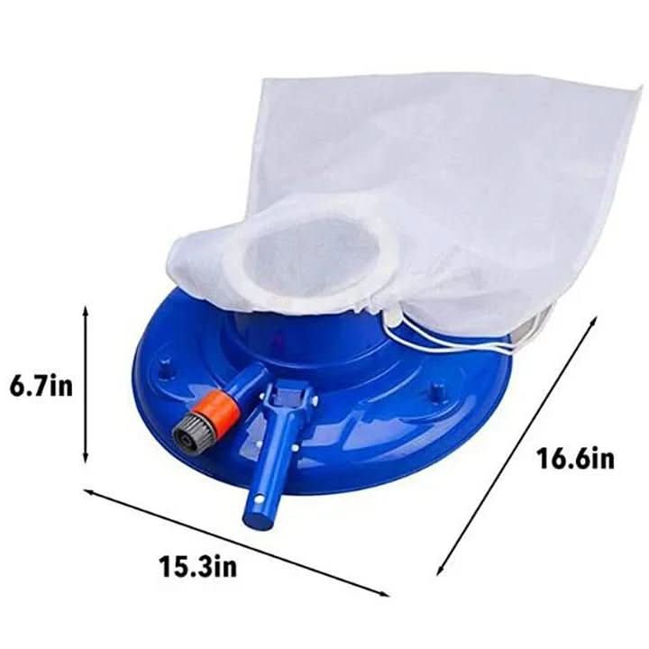 Swimming Pool Cleaner with Hose Connection for Floor and Wall Cleaning