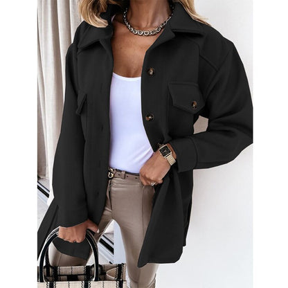 Arna - Stylish women's jacket with buttons and front pockets