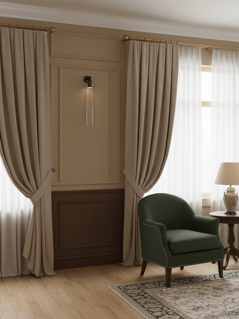 Cylindrical Glass Wall Lamp with Luxurious Finish – Decorative LED Sconce for Modern Interiors